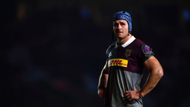 Harlequins second row James Horwill has undergone surgery on his finger