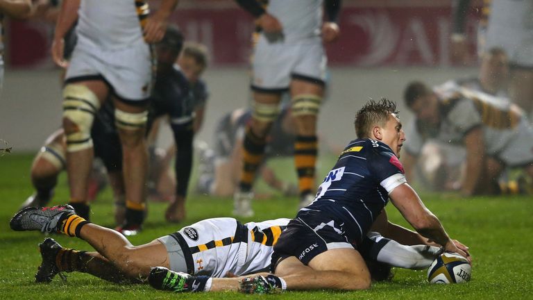 Sam Bedlow was on target in Sale's victory over Wasps