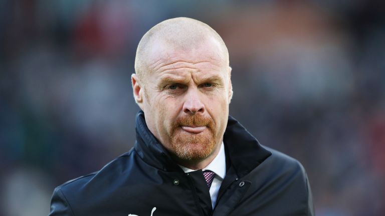 BURNLEY, ENGLAND - NOVEMBER 05:  Sean Dyche, Manager of Burnley looks on during the Premier League match between Burnley and Crystal Palace at Turf Moor on