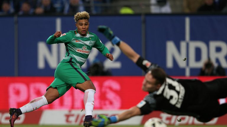 Serge Gnabry has impressed for Werder Bremen since making the move from Arsenal