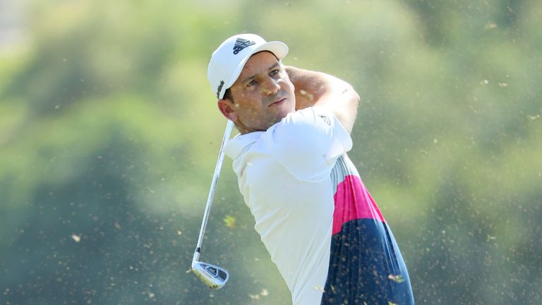 Sergio Garcia during day two of the DP World Tour Championship