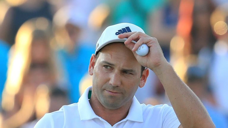 Sergio Garcia during day two of the DP World Tour Championship