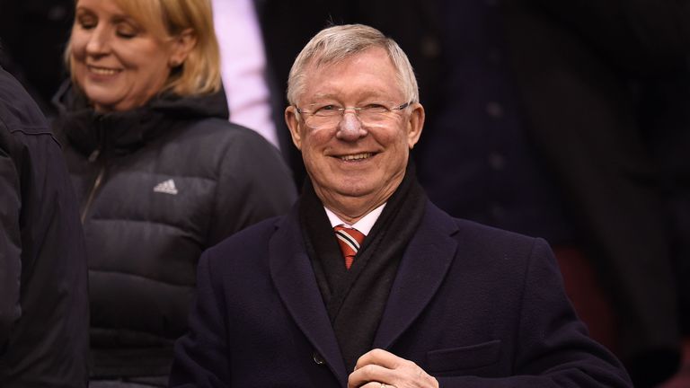 Manchester United's  former manager Sir Alex Ferguson 