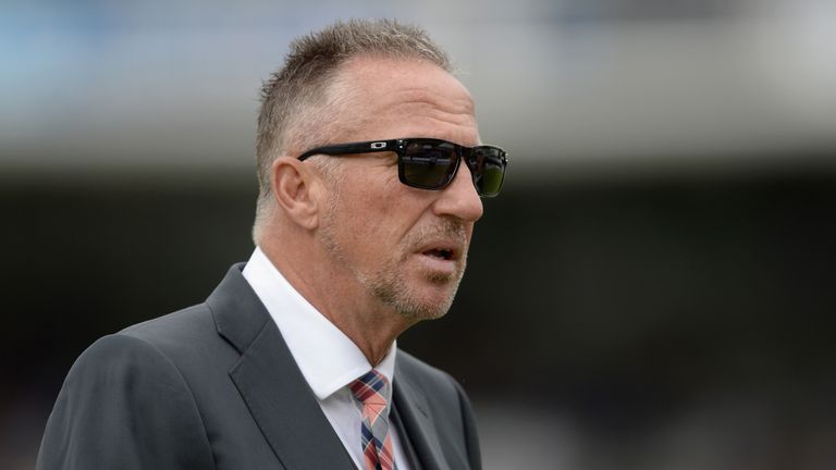 Former England cricketer Sir Ian Botham during the 4th Royal London One Day International match between England and Sri Lanka