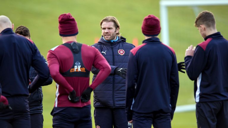 Neilson supervises Hearts training on Tuesday - for the last time?