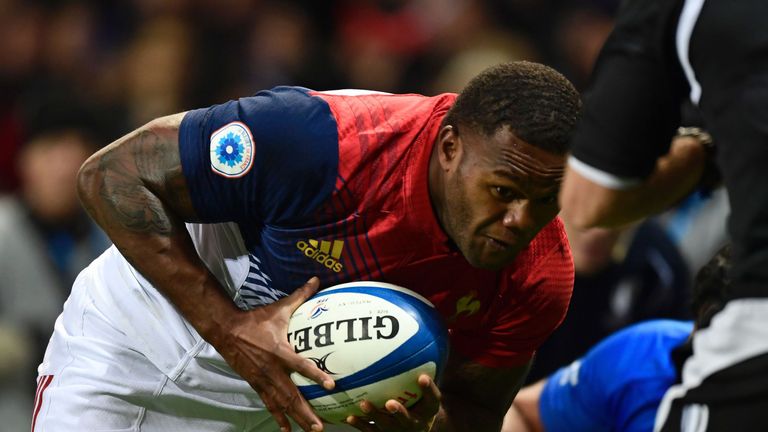 Virimi Vakatawa finished a flowing first-half France move during their win over Samoa