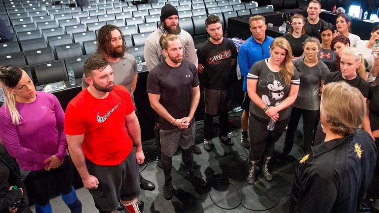 WWE try-outs Glasgow, Scotland