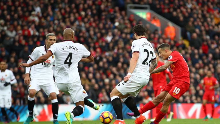 Watford were beaten 6-1 at Liverpool before the international break