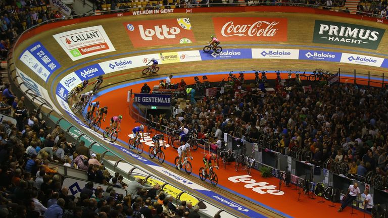 't Kuipke velodrome,. Ghent Six Day