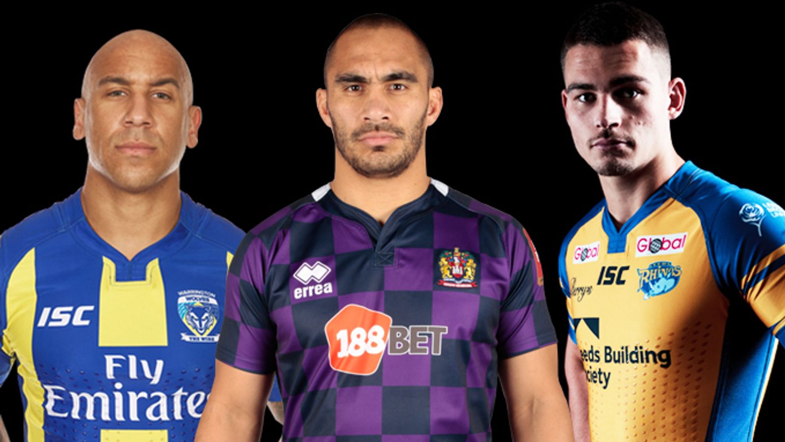 New rugby kits: Super League strips for the 2017 season