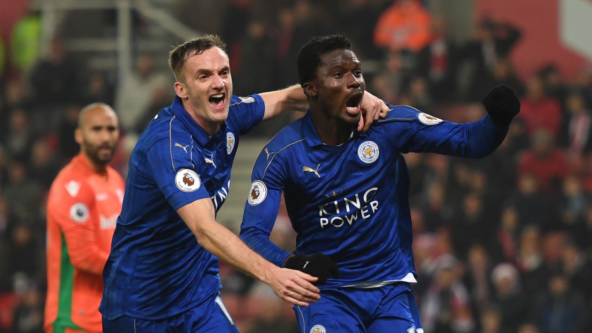 Stoke City 2 2 Leicester City Daniel Amartey Seals Dramatic Comeback For 10 Man Foxes Football News Sky Sports