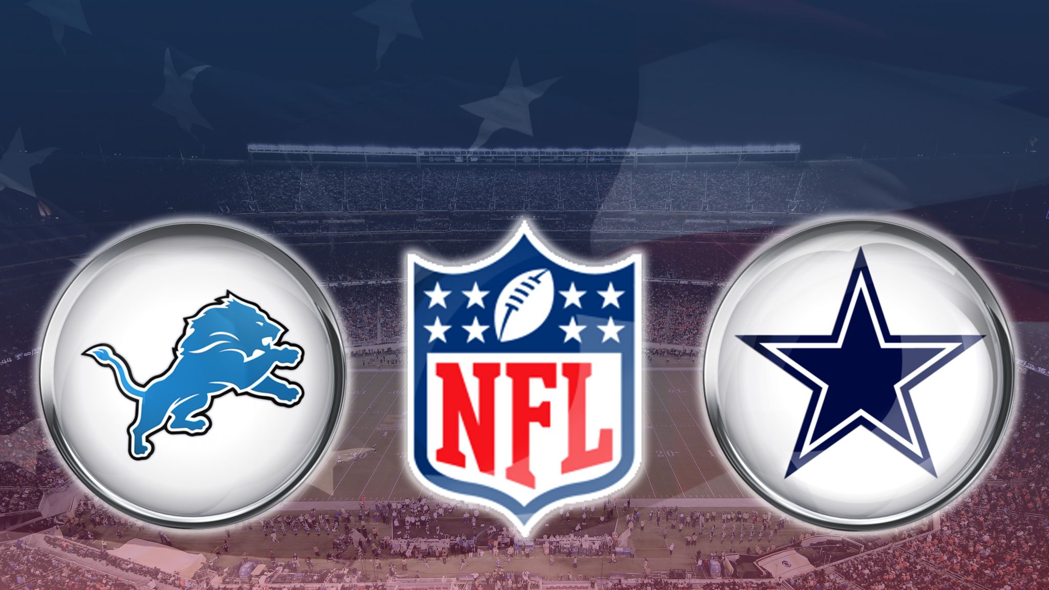 Detroit Lions @ Dallas Cowboys live on Sky sports 1, NFL News