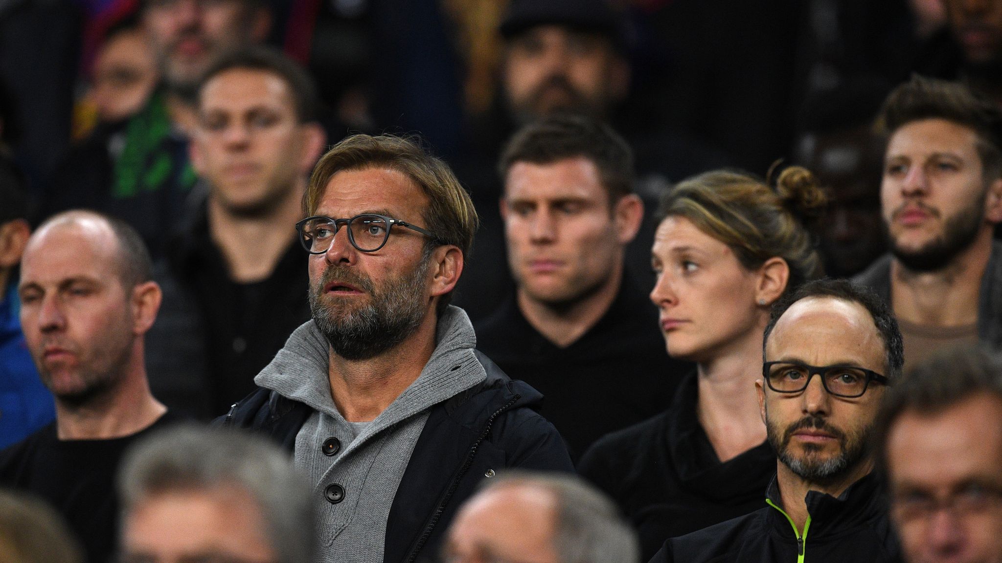 Jurgen Klopp takes Liverpool first team to watch Barcelona v Borussia