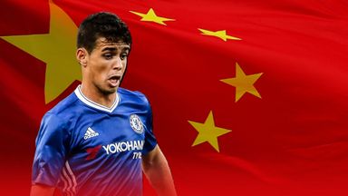 Image of Chelsea midfielder Oscar is on his way to the Chinese Super League