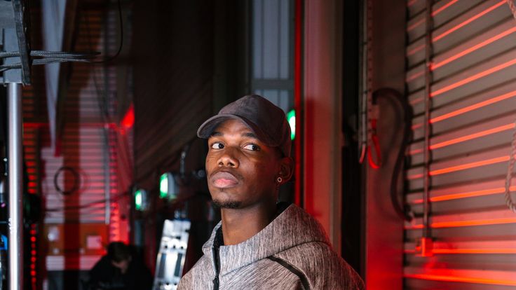 Manchester United midfielder Paul Pogba at the launch of the new adidas Red Limit pack in London
