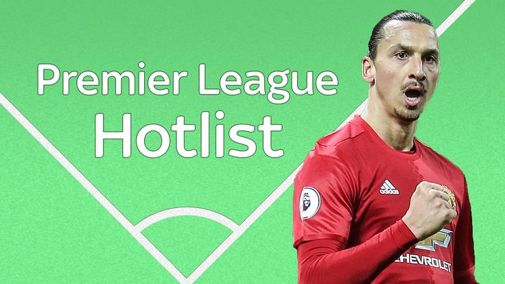 Zlatan Ibrahimovic makes our Premier League hotlist for the second week in a row