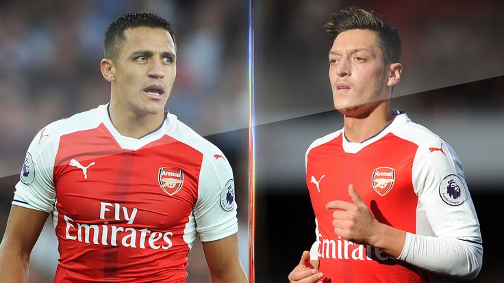 Alexis Sanchez and Mesut Ozil