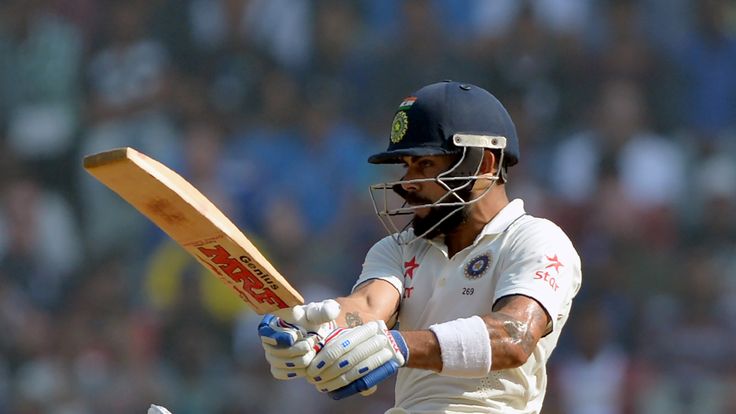 Virat Kohli's superb series continued on day three in Mumbai (Credit: AFP)