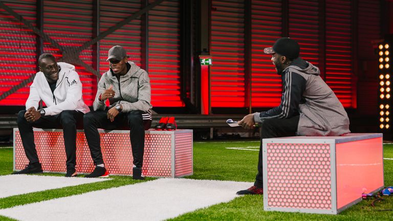 Manchester United midfielder Paul Pogba and Stormzy help launch the adidas Red Limit boot in London