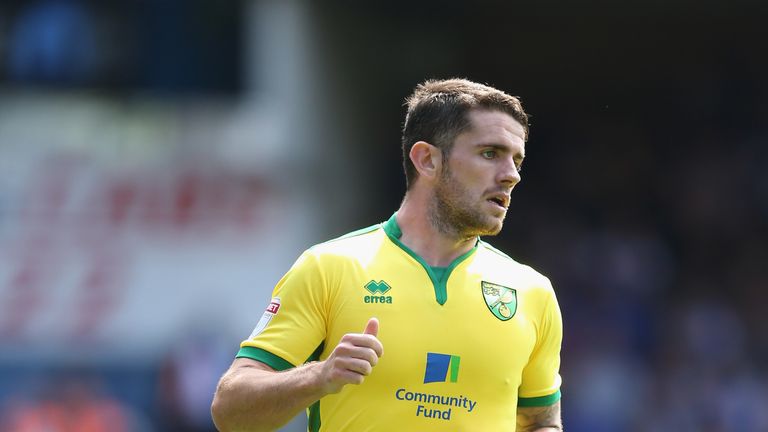Robbie Brady of Norwich during the Sky Bet Championship match between Ipswich Town and Norwich City at Portman Road