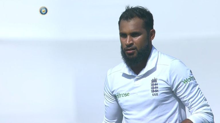 Adil Rashid, Fourth Test, Mumbai