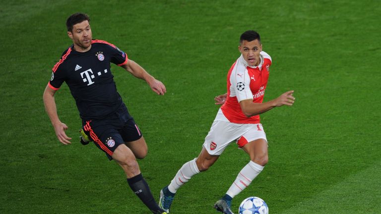 LONDON, ENGLAND - OCTOBER 20: of Arsenal during the UEFA Champions League match between Arsenal and Bayern Munchen