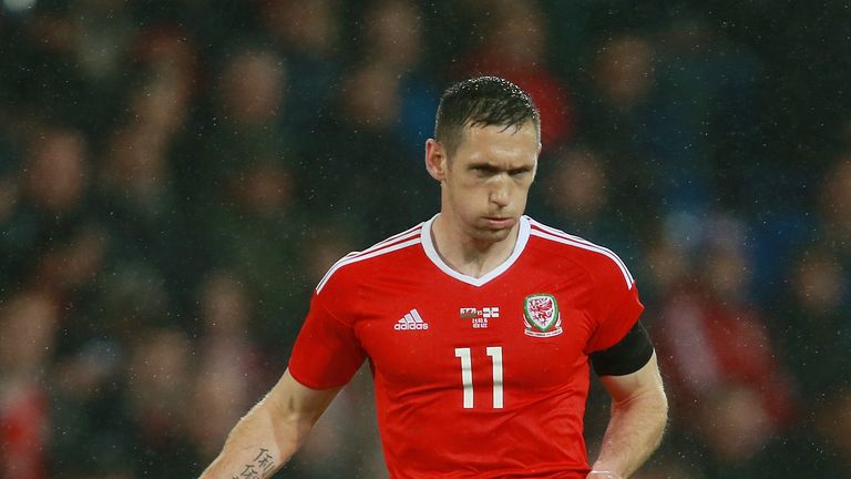 Wales' Andrew Crofts during the International Friendly at the Cardiff City Stadium, Cardiff. 
