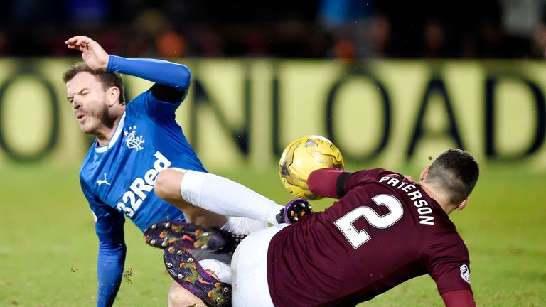 Andy Halliday says Rangers players held a heated discussion following their loss to Hearts