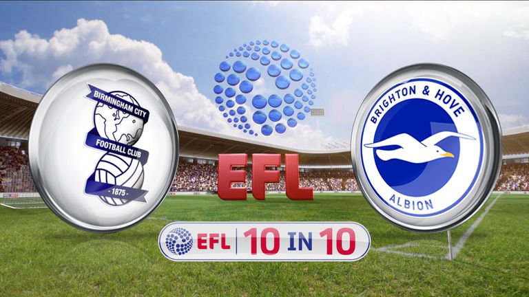 The 10 in 10 action continues as Birmingham host Brighton. Watch live coverage on SS1 from 5.15pm on Saturday.