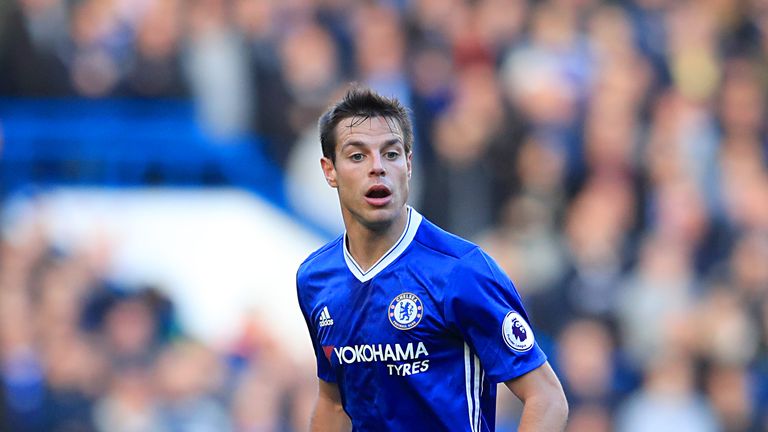 Chelsea's Cesar Azpilicueta in action during the Premier League match at Stamford Bridge, London. PRESS ASSOCIATION Photo. Picture date: Sunday December 11