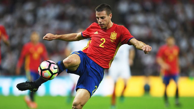 Cesar Azpilicueta has been capped 18 times by Spain