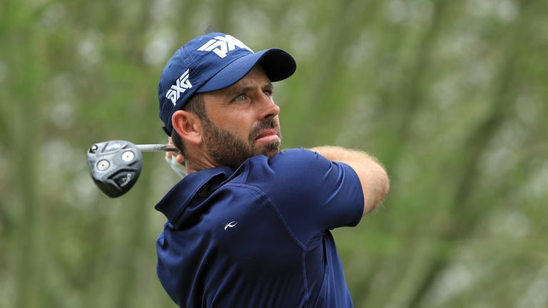 Charl Schwartzel made five birdies in six holes to earn a share of second