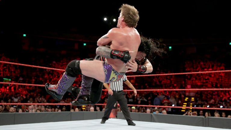 WWE Raw - Chris Jericho v Roman Reigns