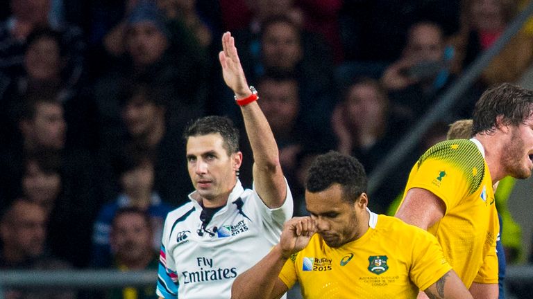 Craig Joubert awards Australia late penalty against Scotland in 2015 World Cup quarter-final