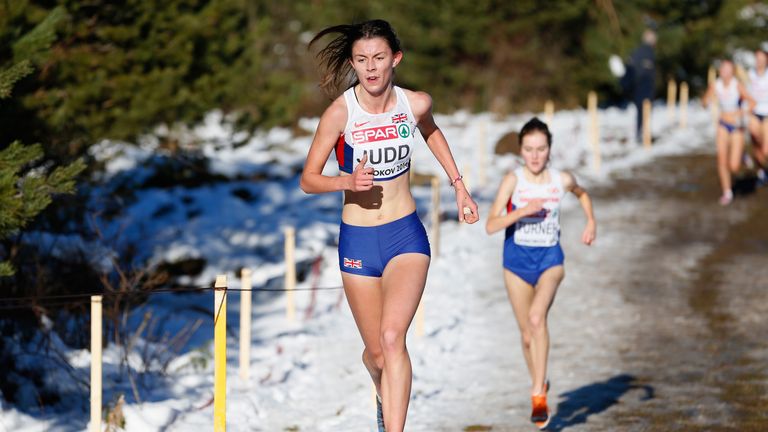 Jessica Judd won silver at the Junior European Cross  Country Championships in Bulgaria in 2014