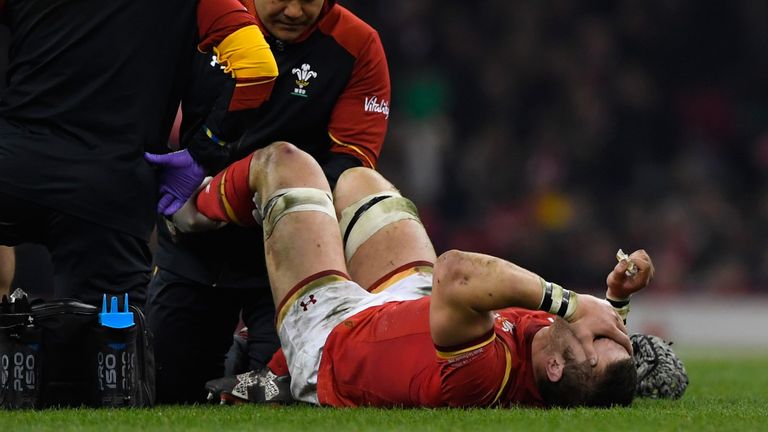 Dan Lydiate was injured during last week's win over South Africa