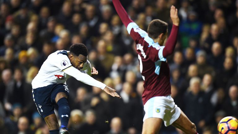 Danny Rose scores Tottenham's winner against Burnley