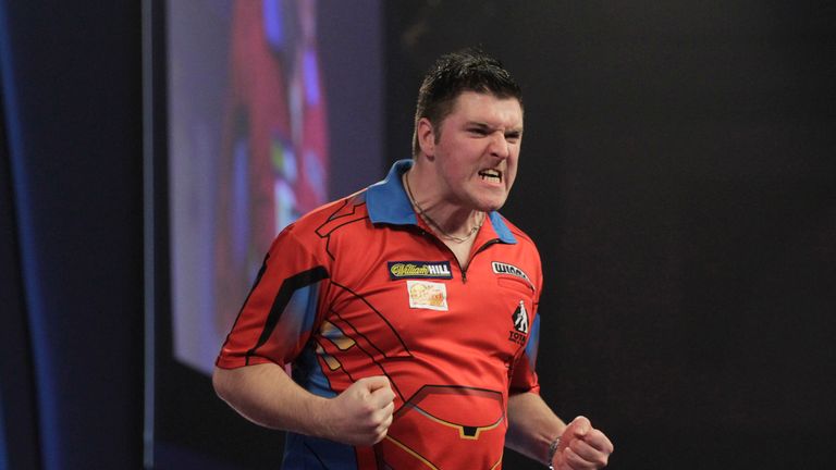 Daryl Gurney is into the last 16 of the World Championship for the first time. Picture courtesy of Lawrence Lustig/PDC