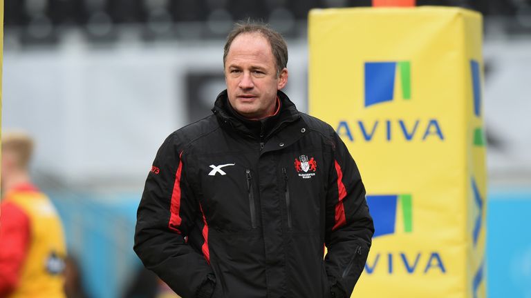 BARNET, ENGLAND - NOVEMBER 27:  David Humphreys, Gloucester Rugby director of rugby during the Aviva Premiership match between Saracens and Gloucester Rugb