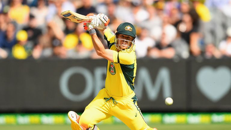 David Warner smashed 156 from 128 balls as Australia beat New Zealand in Melbourne
