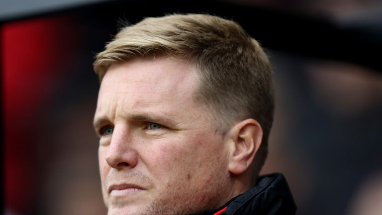 BOURNEMOUTH, ENGLAND - DECEMBER 18:  Eddie Howe, Manager of AFC Bournemouth looks on during the Premier League match between AFC Bournemouth and Southampto