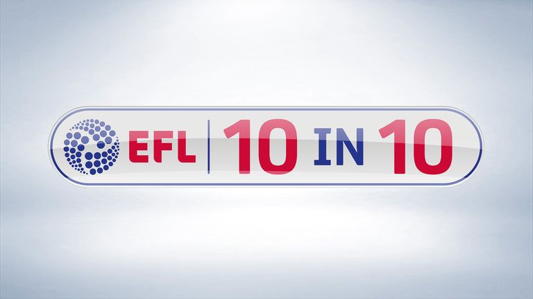 EFL 10 in 10 logo on white background.