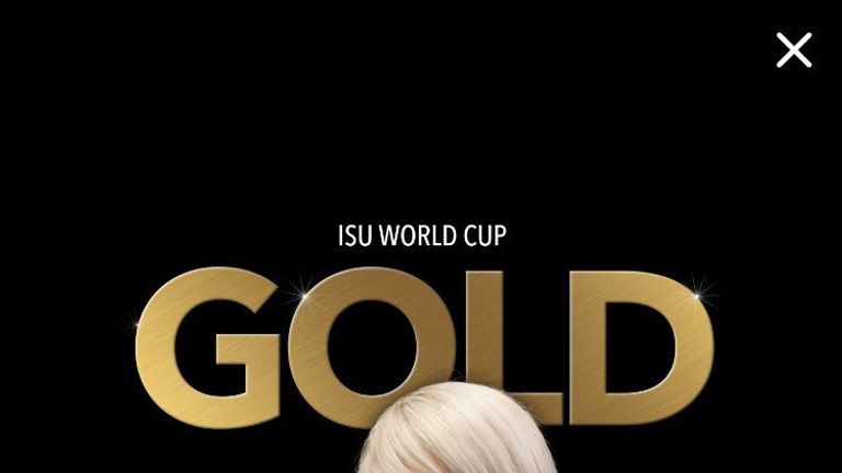 Winning 500m gold in Calgary was a great way to start the World Cup