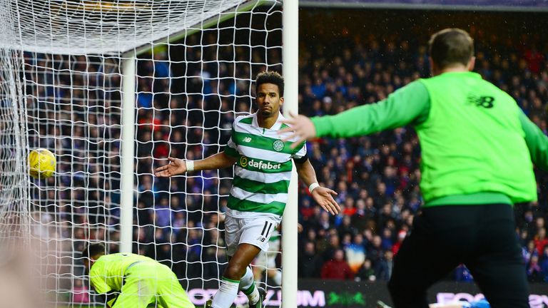 Scott Sinclair puts Celtic 2-1 up at Ibrox Stadium