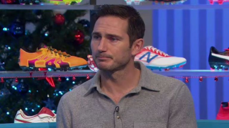Frank Lampard appearing on Soccer AM