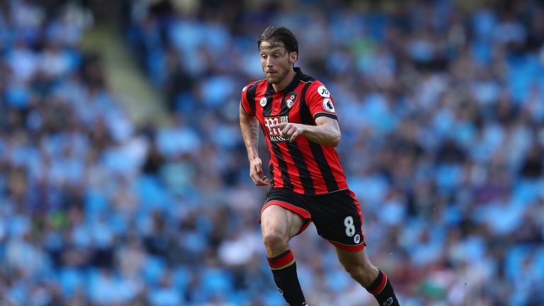 MANCHESTER, ENGLAND - SEPTEMBER 17:  Harry Arter of Bournemouth during the Premier League match between Manchester City and AFC Bournemouth at Etihad Stadi