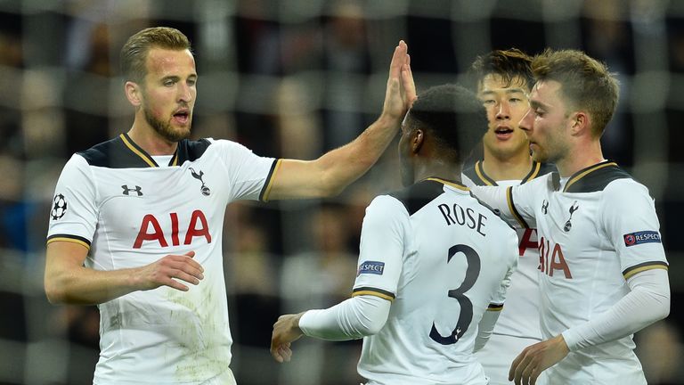 Harry Kane scored Tottenham's second goal against CSKA Moscow