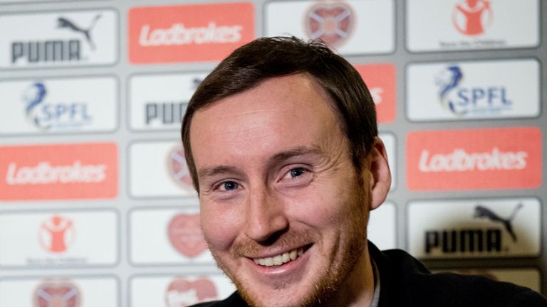 Hearts' new head coach Ian Cathro