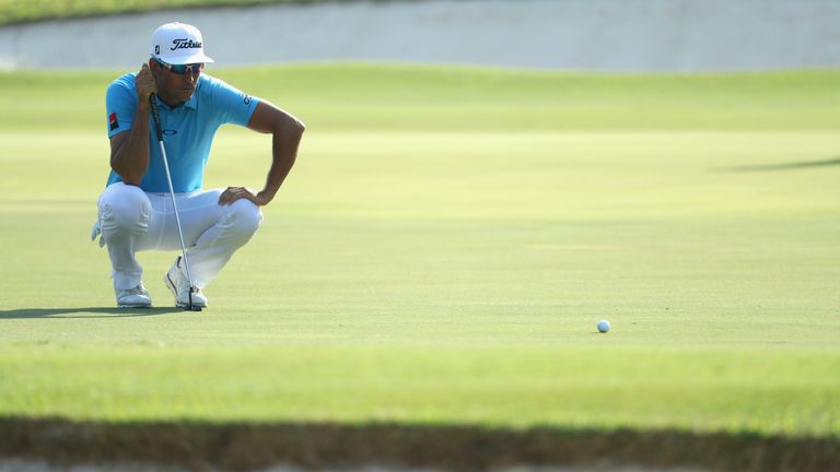 HONG KONG - DECEMBER 09:  Rafa Cabrera Bello of Spain putts on the 13th green during the second round of the USB Hong Kong Open at The Hong Kong Golf Club 