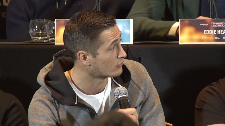 Hosea Burton hits back in press conference with Frank Buglioni